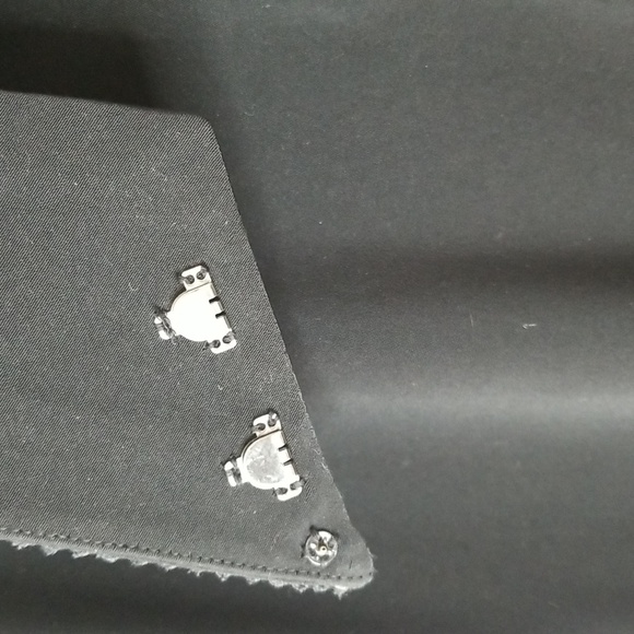 Cache Women's pantsuit leather edged trim sz 8 jacket sz 10 pants - Picture 9 of 9